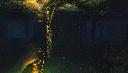 Amnesia video game footage